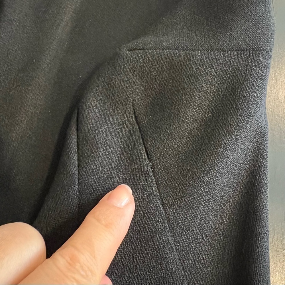 DOLCE&GABBANA 1998 VINTAGE BACKLESS MIDI TWEED DRESS, Black, size IT40/ US4 - Picture 14 of 17